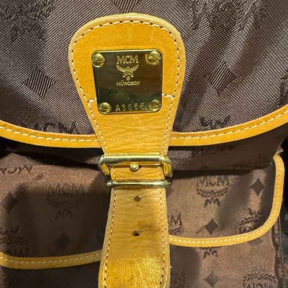 MCM Brown and Tan Backpack main image 11